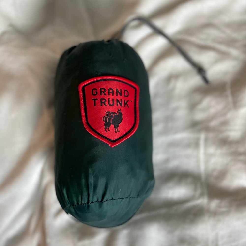 Green single person hammock